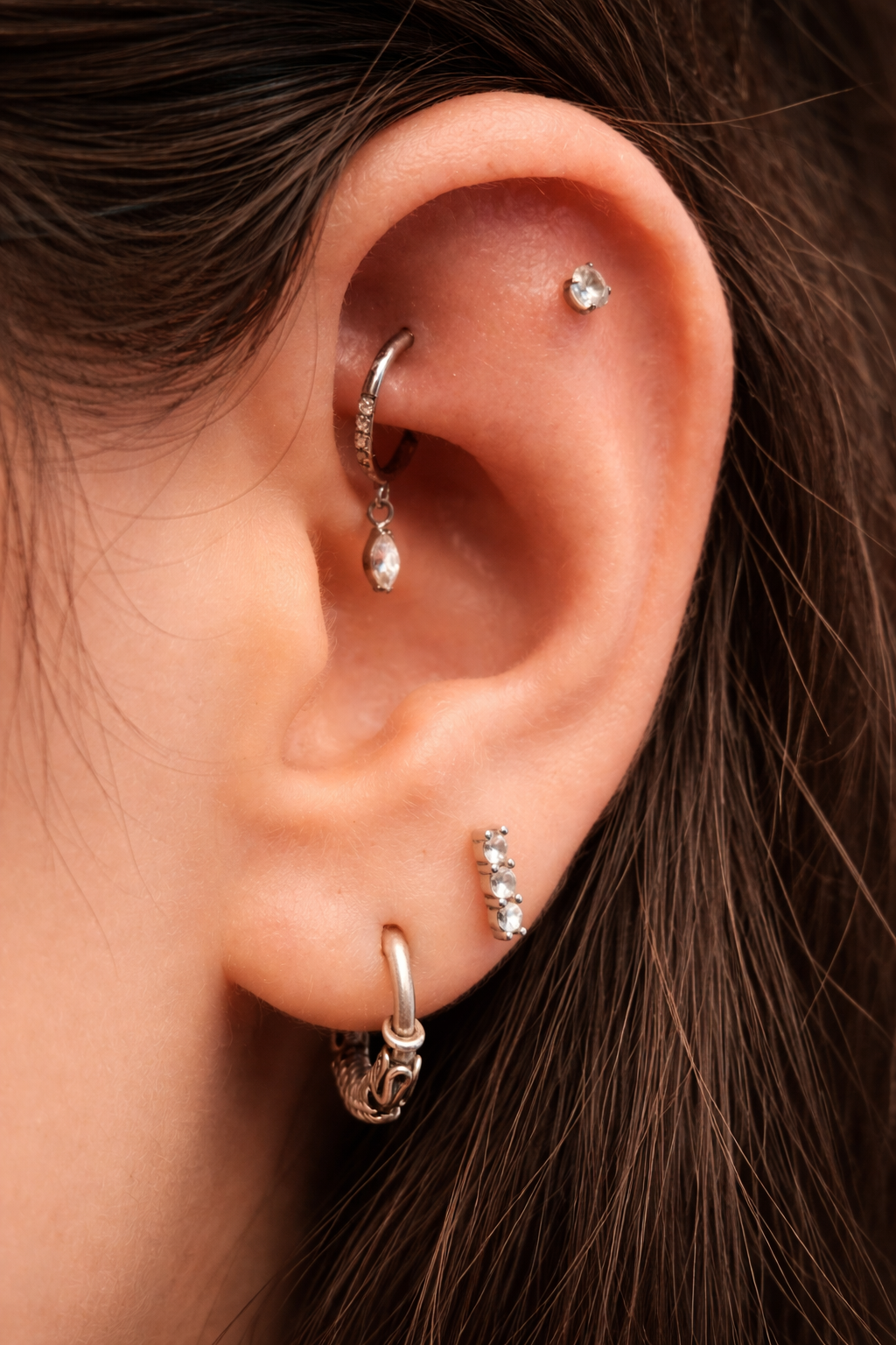 Réalisation piercing 03 par Anaïs — Inkarna Atelier, Pézenas