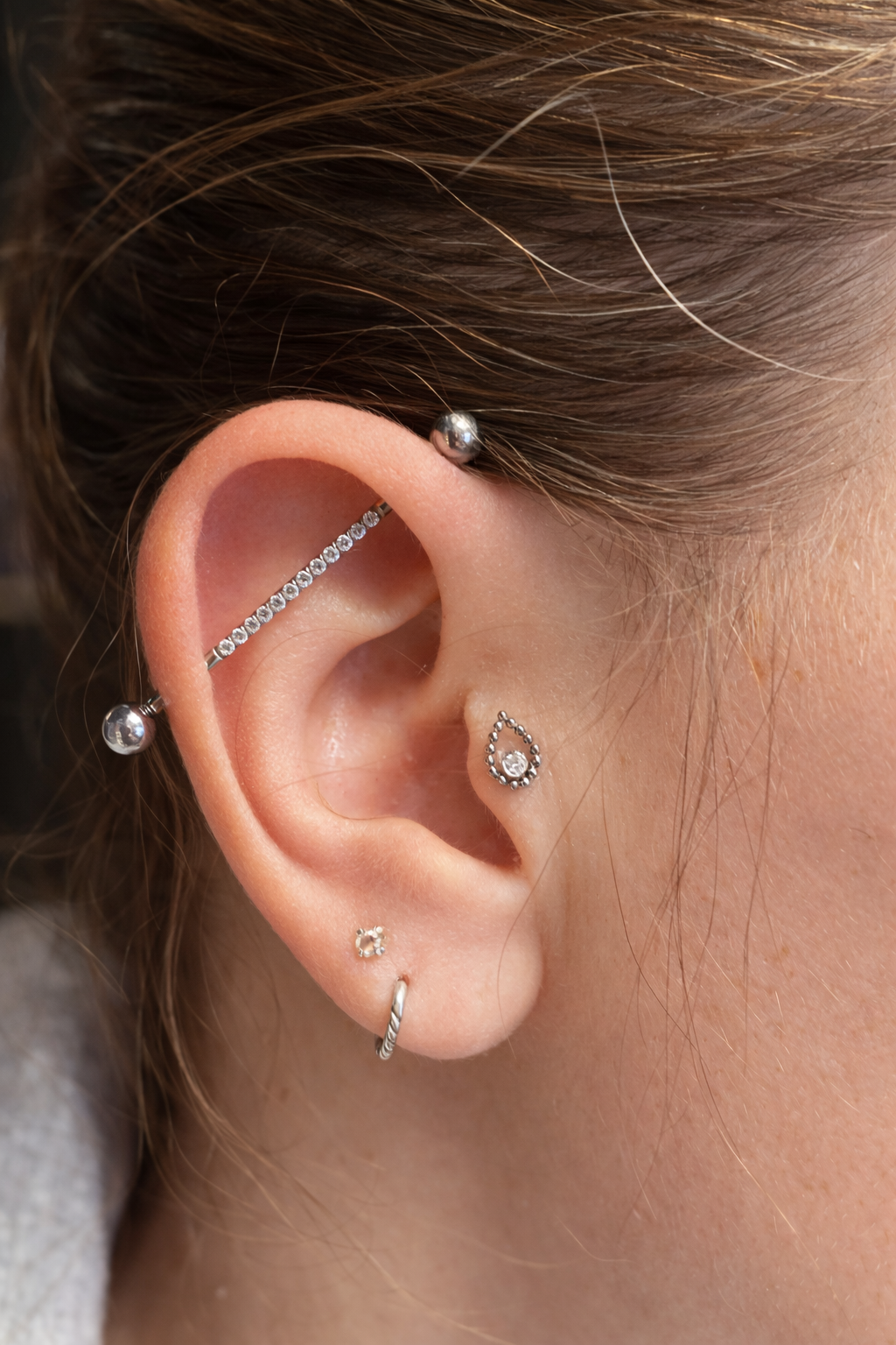Réalisation piercing 11 par Anaïs — Inkarna Atelier, Pézenas