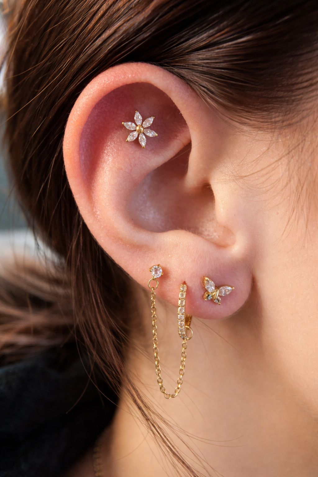 Réalisation piercing 12 par Anaïs — Inkarna Atelier, Pézenas