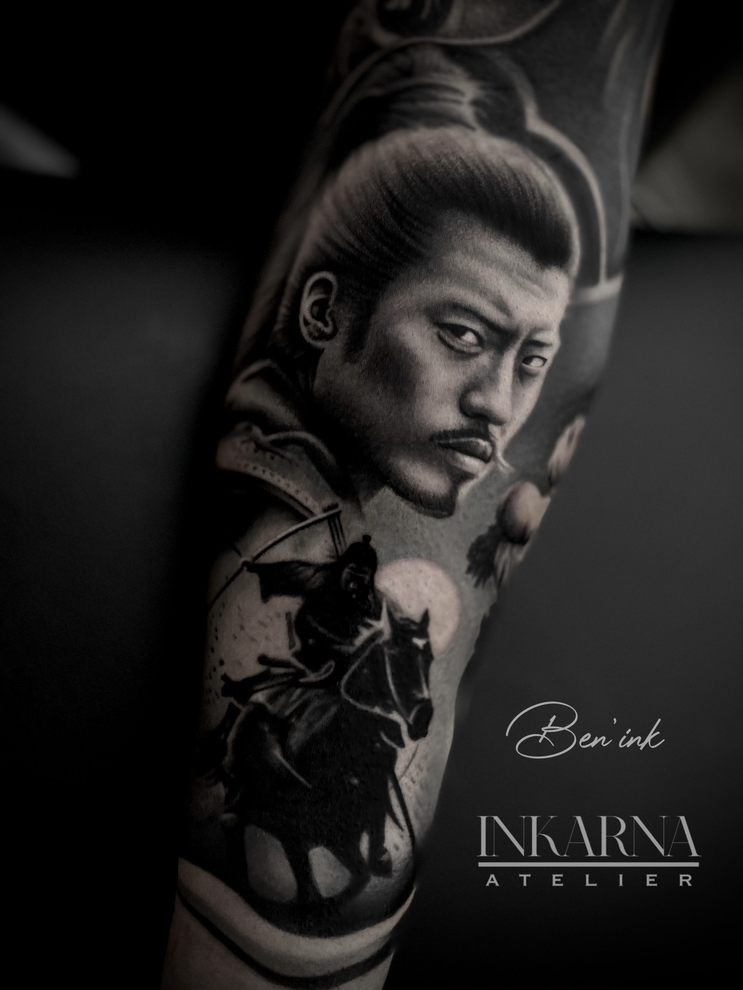 Le Bushi — tatouage par Ben INK
