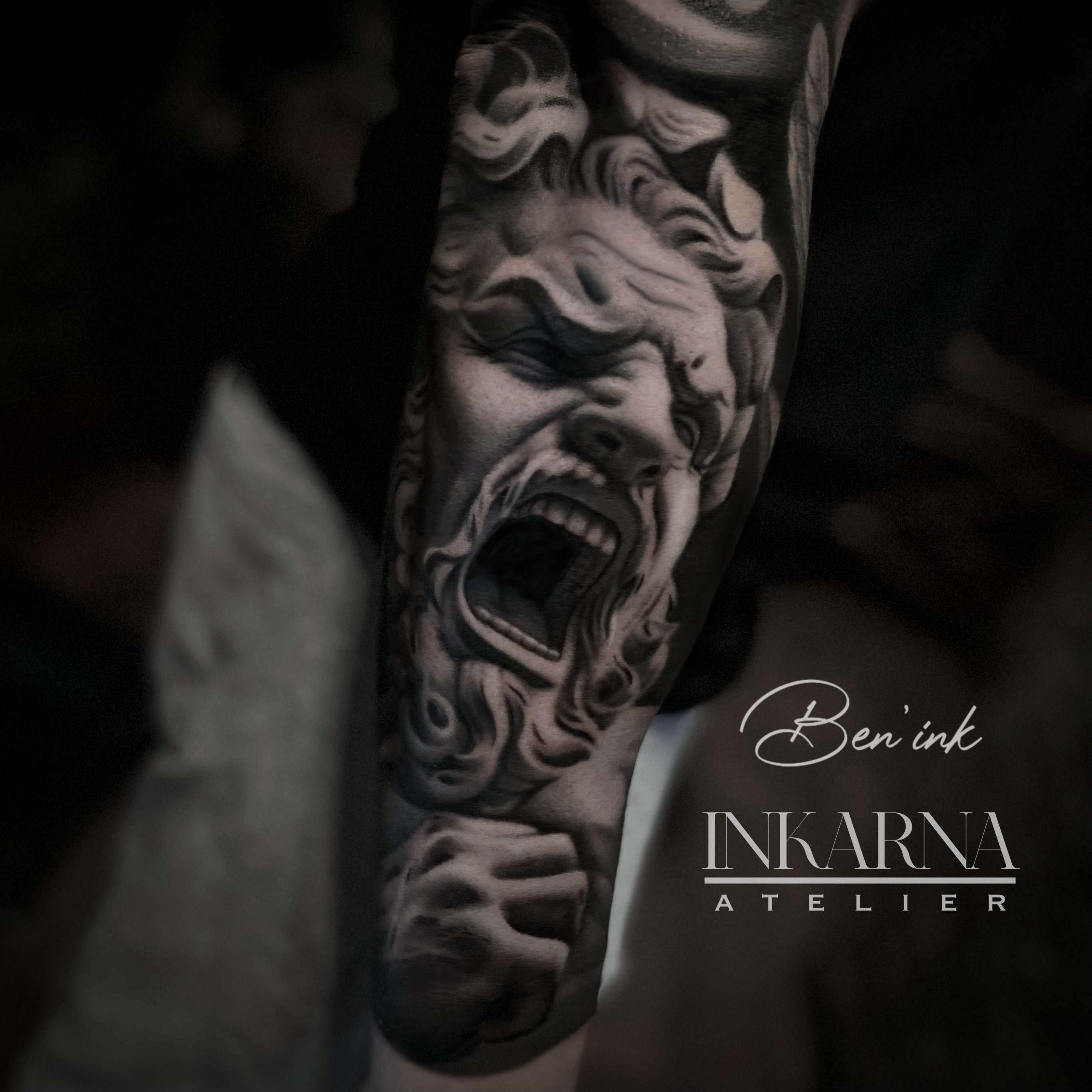 les XII Travaux — tatouage par Ben INK