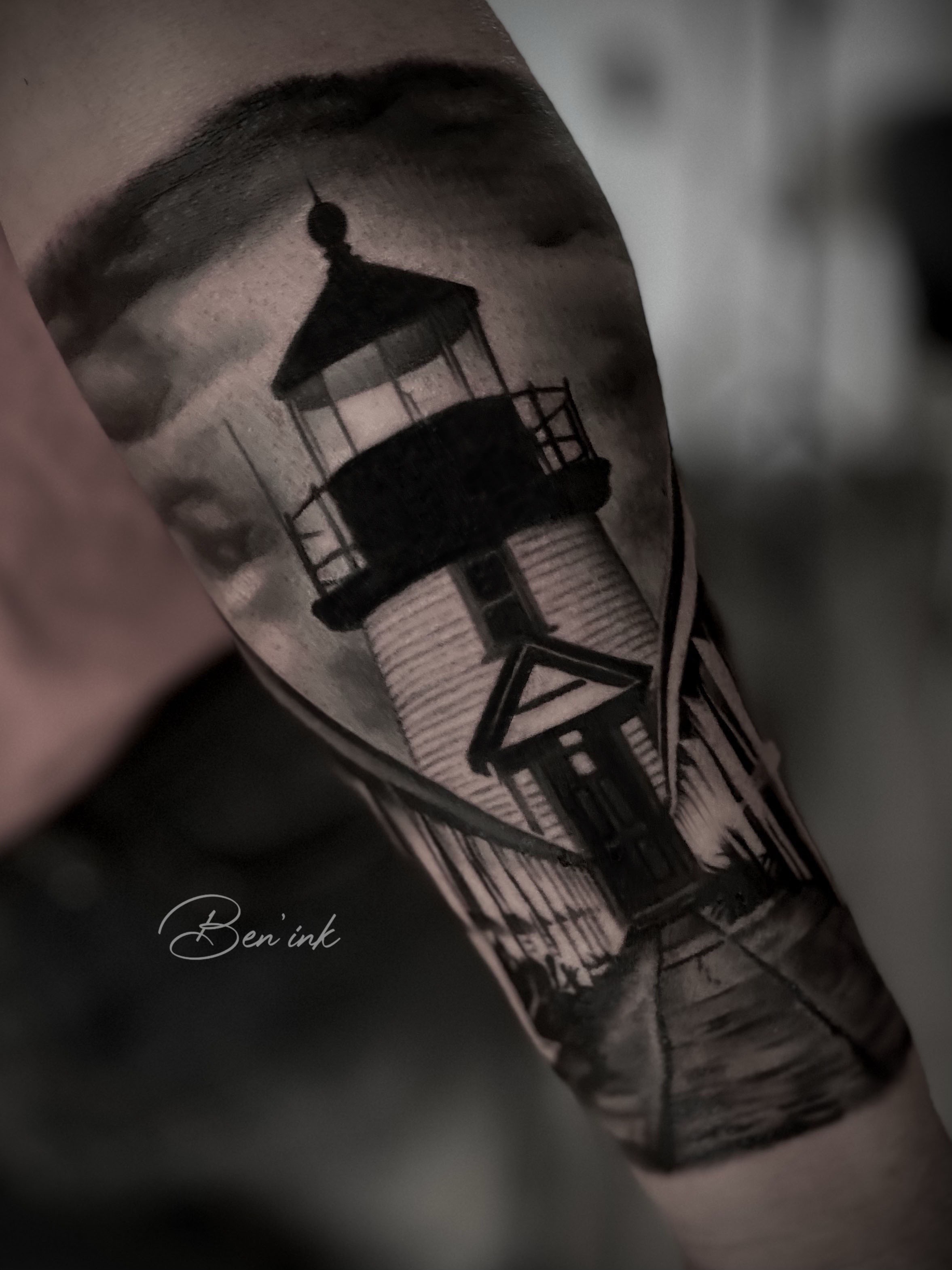 La Lumière des Origines — tatouage par Ben INK