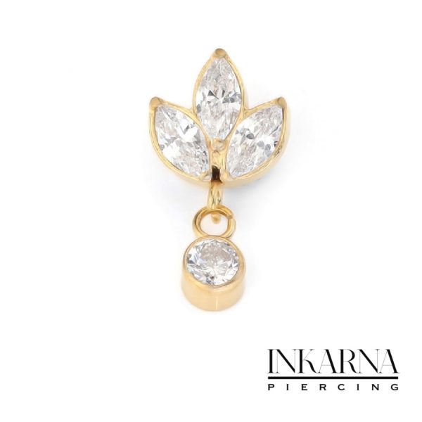 Embout Titane « flower »