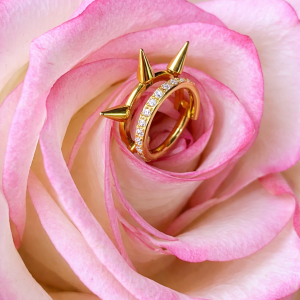 Anneau Clicker Liberty  Doré